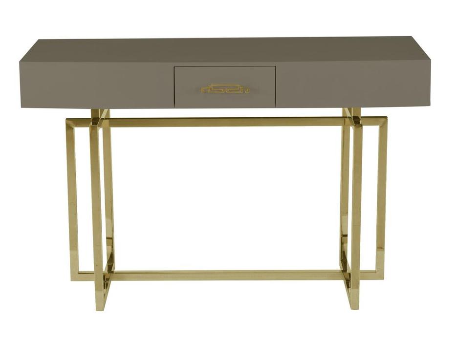 Linhai Lanzhu: Гарда: стол консольный  (коричневый, золото)