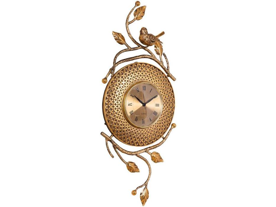 Bogacho: Терра Флер: часы настенные  (бронза)