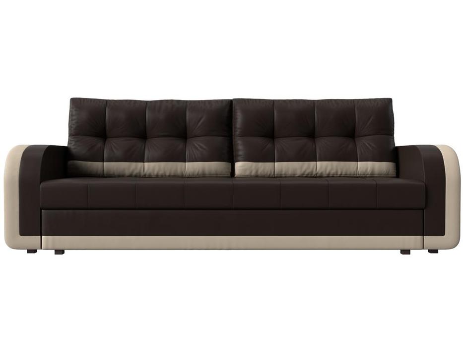 Лига Диванов: Марсель: диван 3-х местный (коричневый/бежевый)