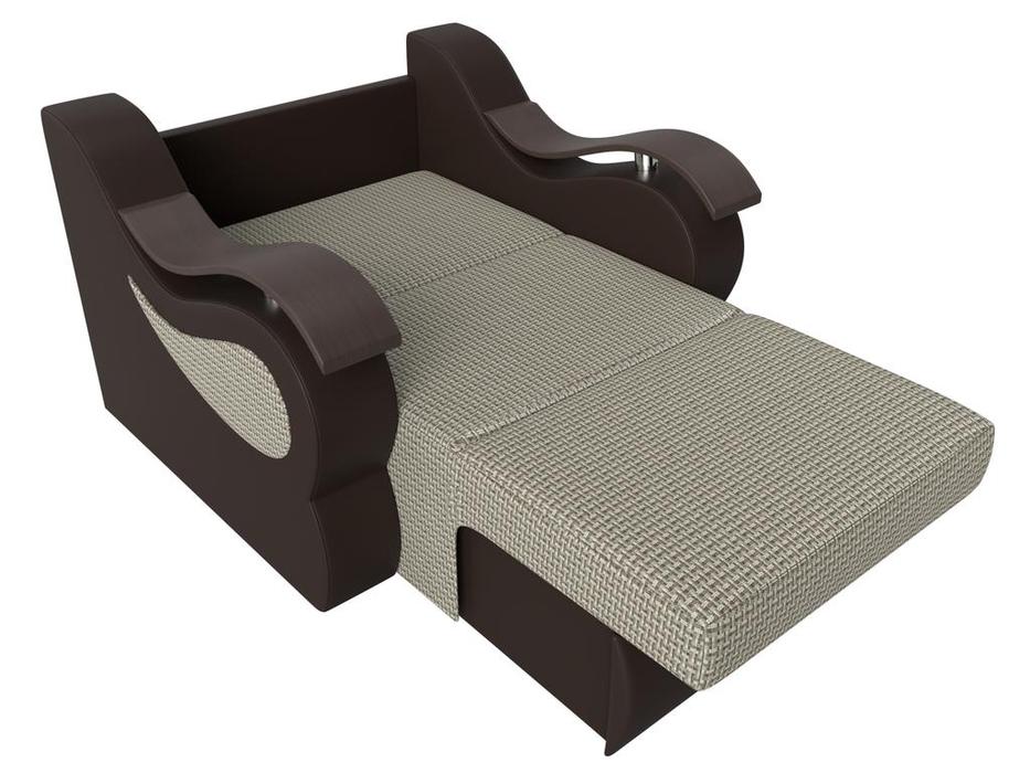 Лига Диванов: Меркурий 60: кресло-кровать (бежевый/коричневый)