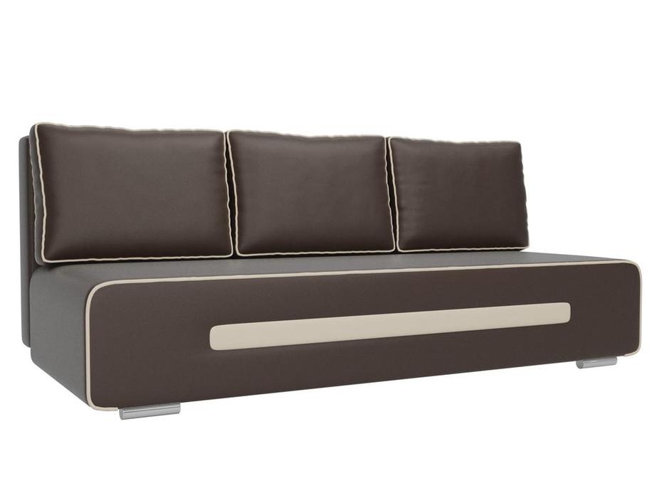 Лига Диванов: Приам: диван 3-х местный (коричневый)