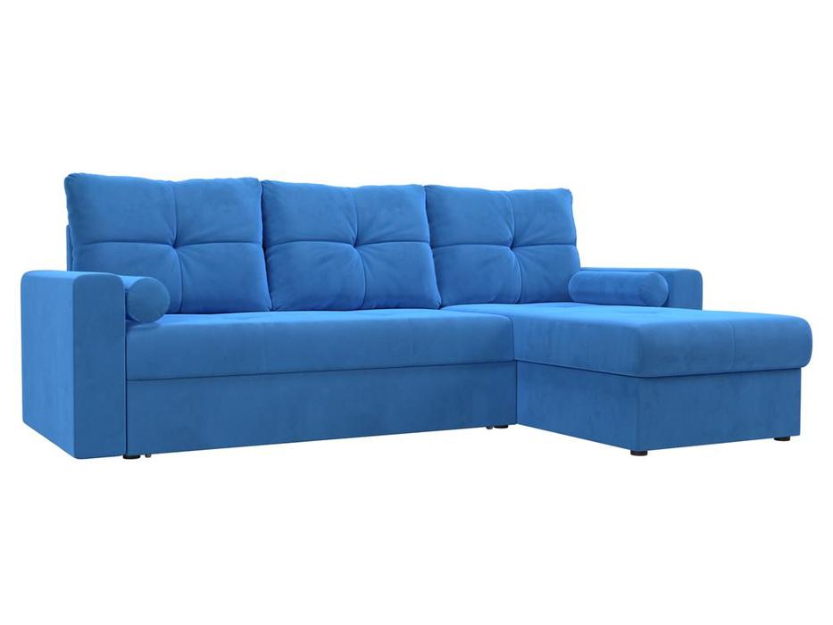 Лига Диванов: Верона: диван угловой (голубой)