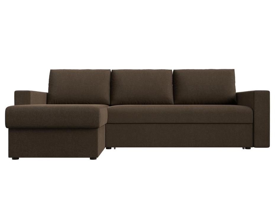 Лига Диванов: Траумберг: диван угловой левый (коричневый)
