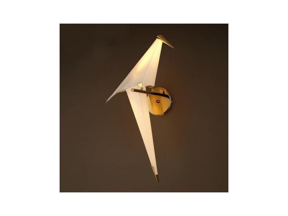 STG: Origami Bird: светильник настенный  (золото)