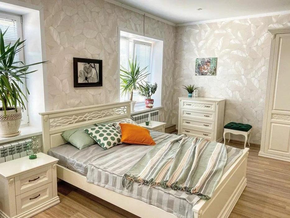 МастМур: Верона: кровать 140х200 (ваниль)