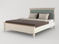МастМур: Римини: кровать 180х200 с мягкой вставкой (ваниль)