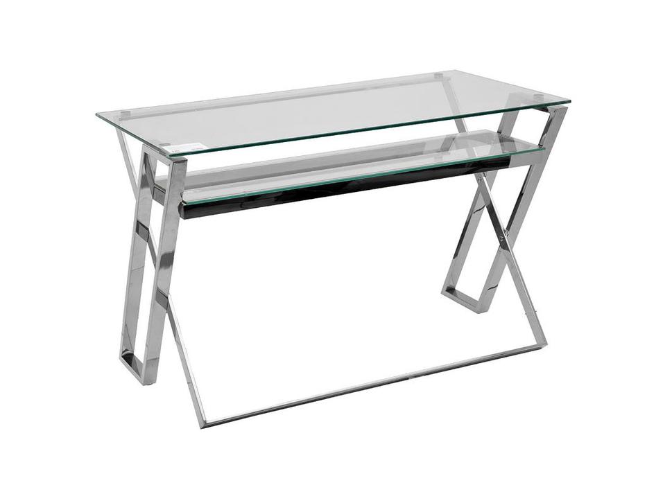 Garda Decor: стол письменный  прозрачное стекло (стекло)