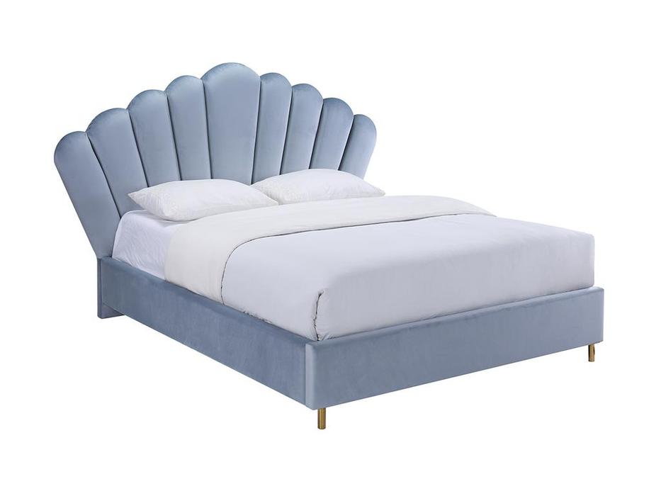 Garda Decor: GD: кровать мягкая 160х200  (голубой)