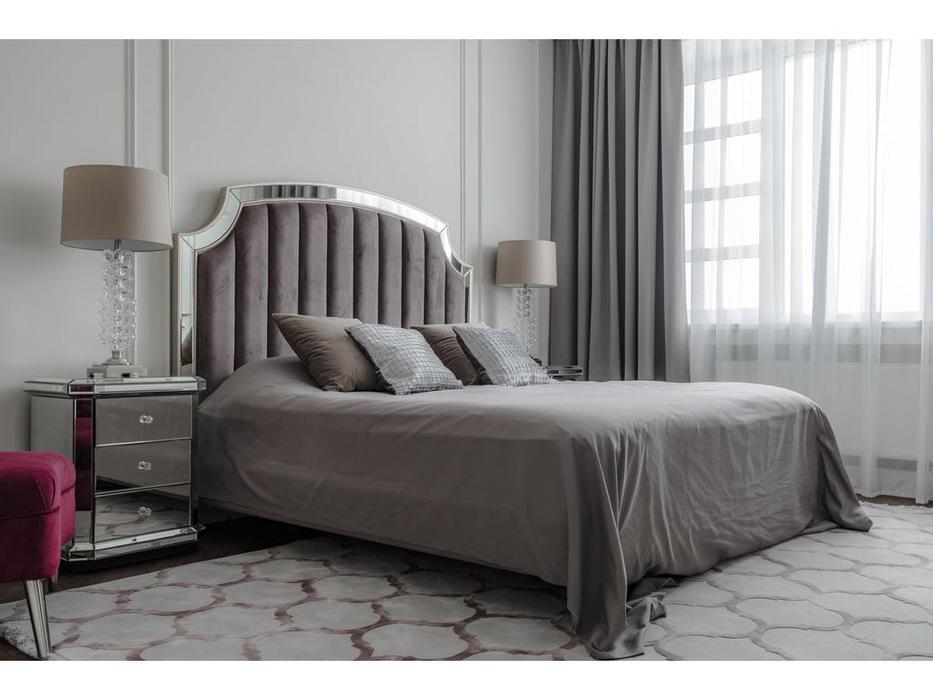 Garda Decor: GD: кровать мягкая 180х200  (серый)