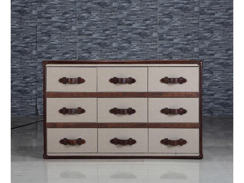 STG: Sirius Linen Chest: комод с ящиками (светло серый)