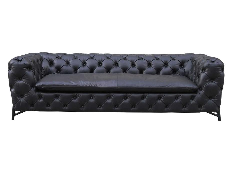 STG: Chesterfield Baroque Vintage Leather 3 Seater: диван  (коричневый)