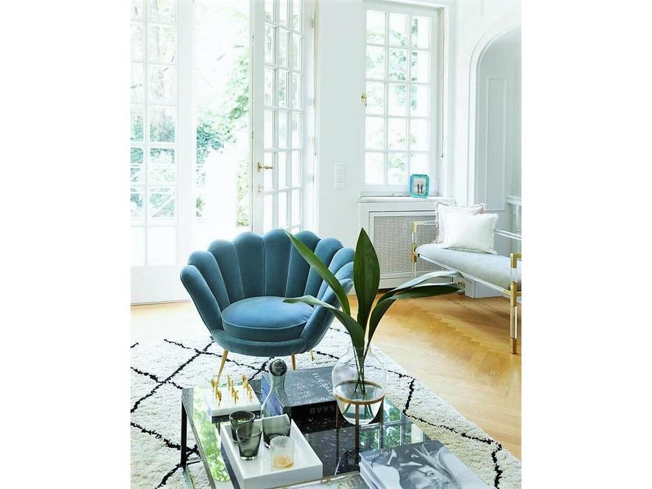STG: Trapezium Chair: кресло  (голубой)