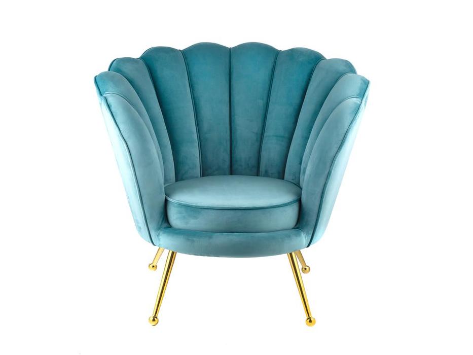 STG: Trapezium Chair: кресло  (голубой)