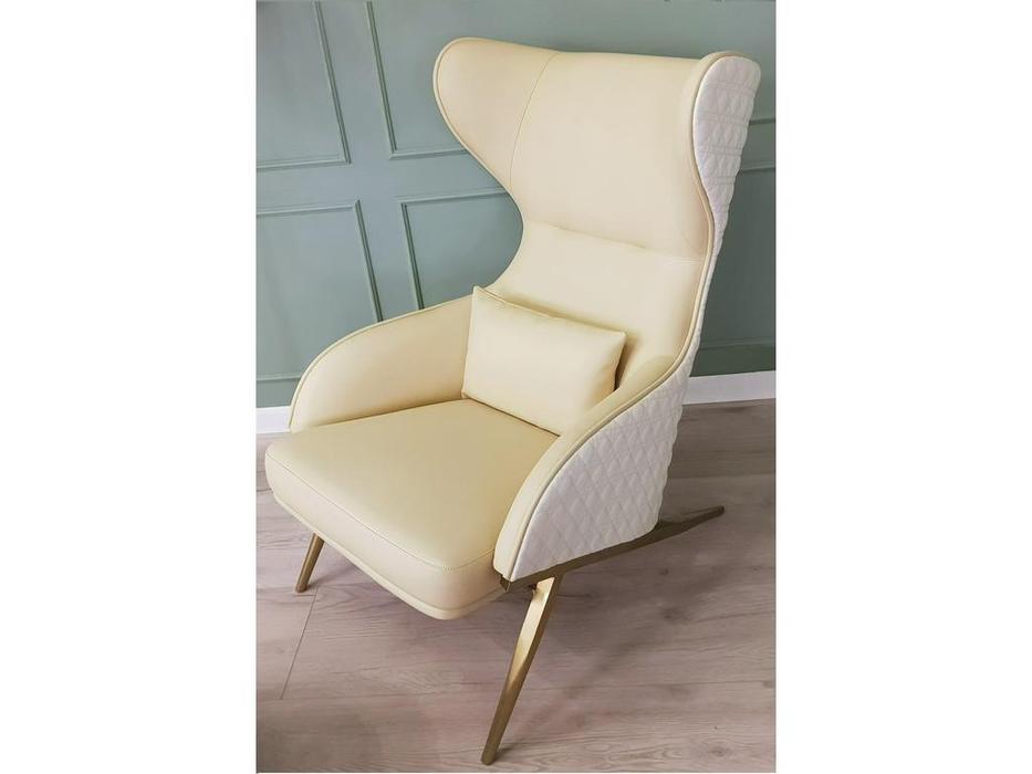 STG: TG-334: кресло  с подушкой (молочный)