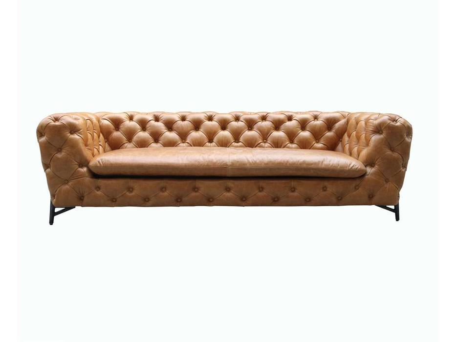 STG: Chesterfield Baroque Vintage Leather 3 Seater: диван 3-х местный (коричневый)