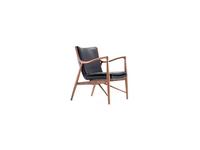 STG: Finn Juhl Model 45: кресло  (черный, коричневый)