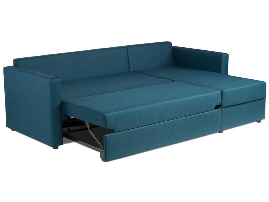 SweSt: Тилаус: диван угловой  (сине-зеленый)
