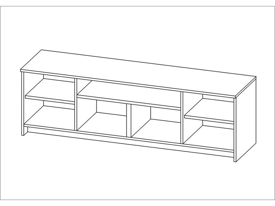SweSt: Сириус: тумба под телевизор  (белый)