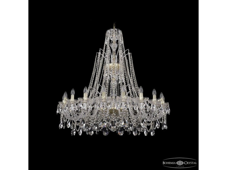 Bohemia Ivele Crystal: 1411/20/400/XL-120 G: люстра хрустальная (прозрачный)